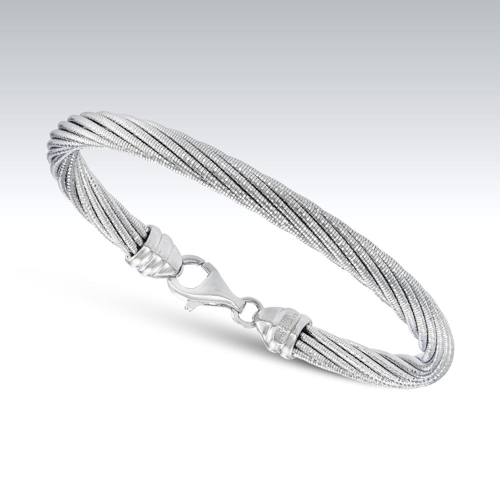 White Gold Bangles
