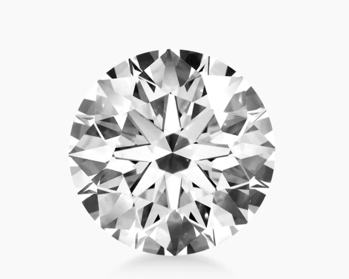 High-clarity round brilliant cut loose diamond with a GIA grading report from HABIB Jewels, showcasing perfect symmetry and brilliance.