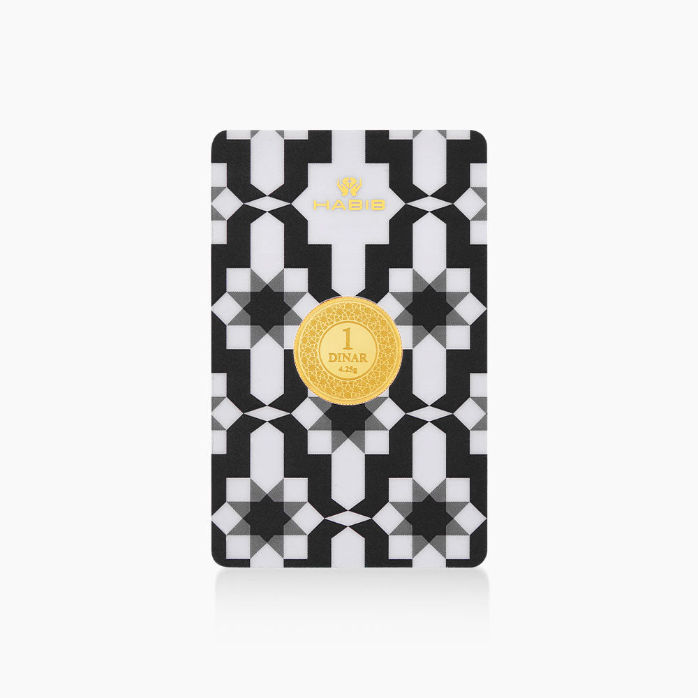 HABIB 1 Dinar 4.25g 999.9 Gold (Black/Purple)
