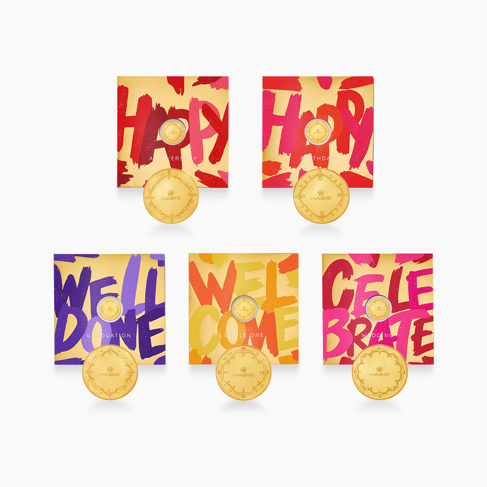HABIB Joy Collection | 999.9 Gold Wafer Coin (0.20g)