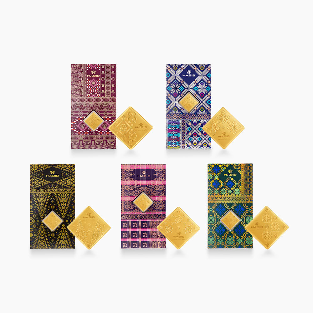 Songket Collection | 999.9 Gold Wafer (0.20g - 1.00g)