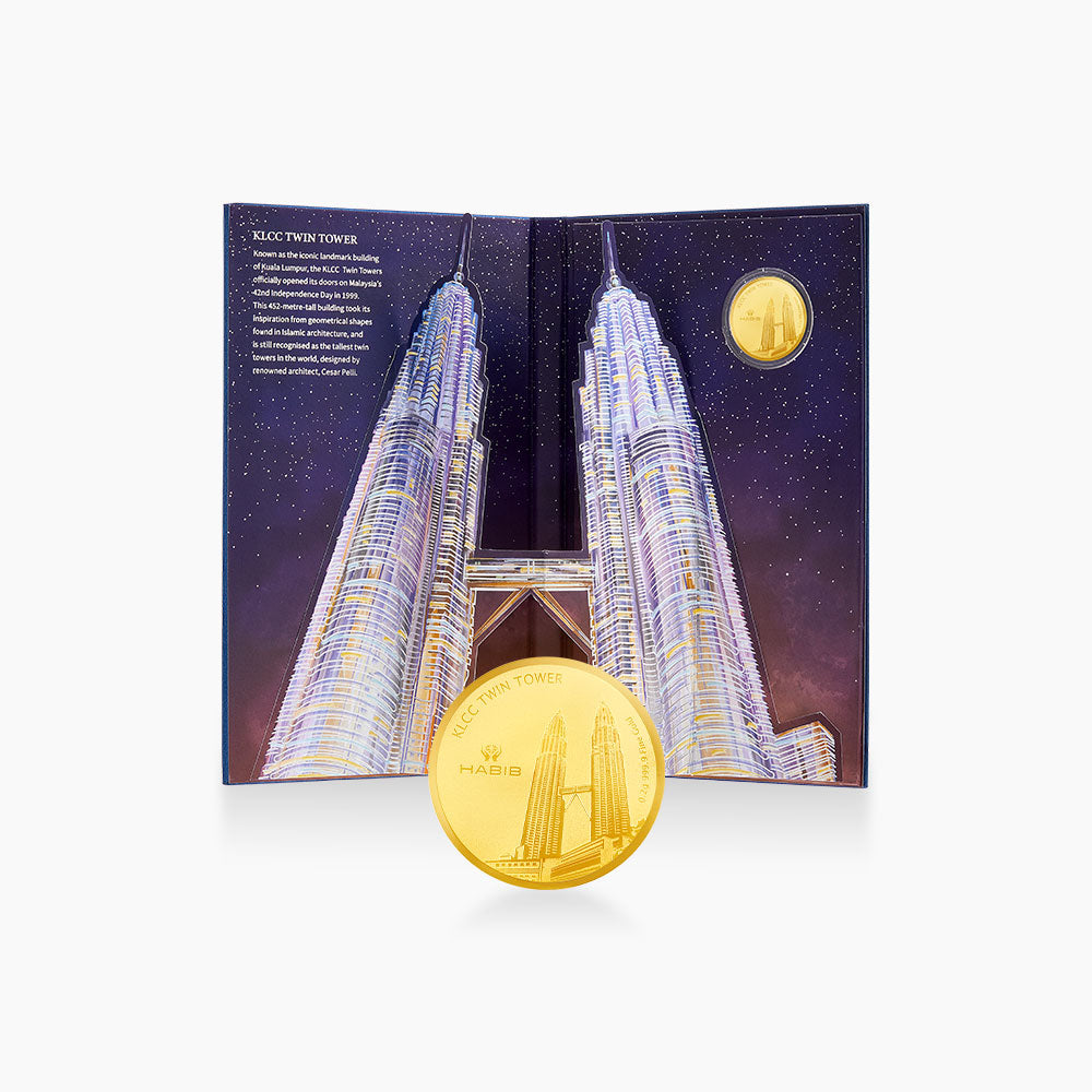 HABIB KLCC Twin Tower | 999.9 Gold Wafer Coin (0.20g)