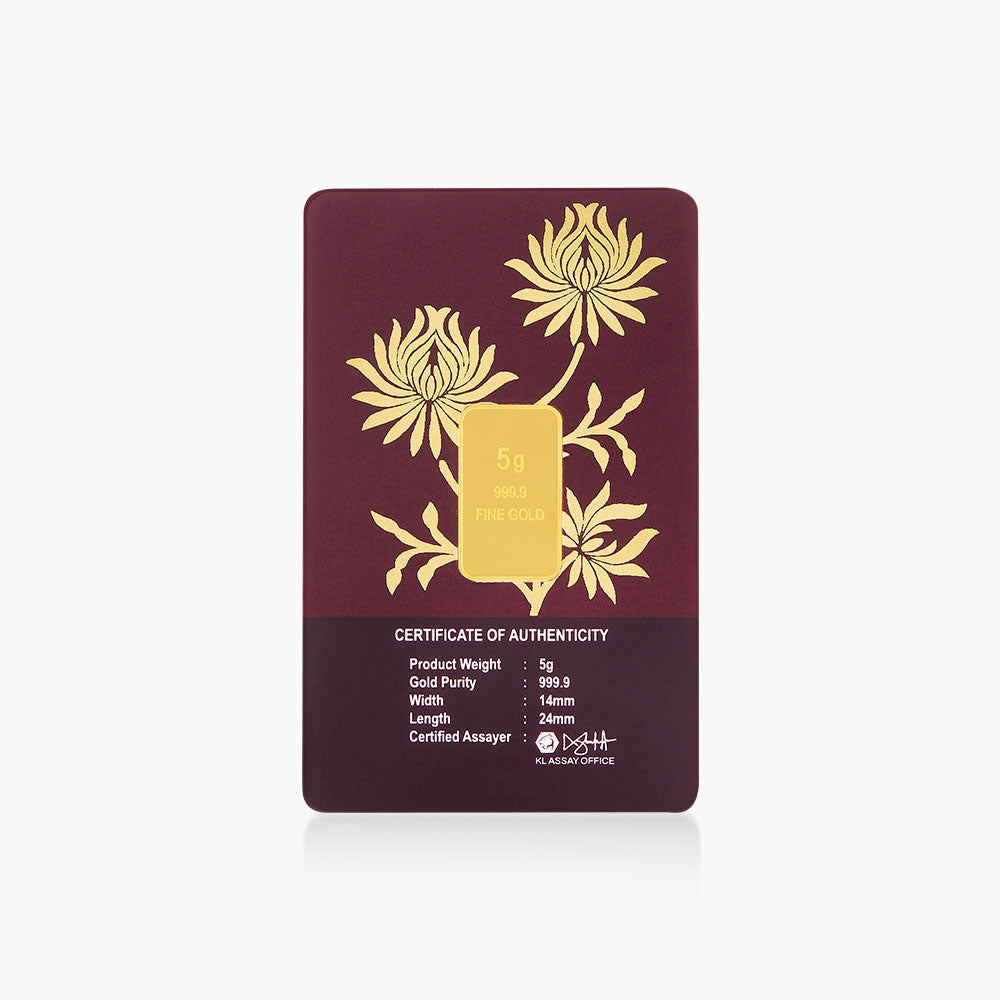 [Self-Pickup Only] HABIB 5g 999.9 Gold Bar (Tekat)