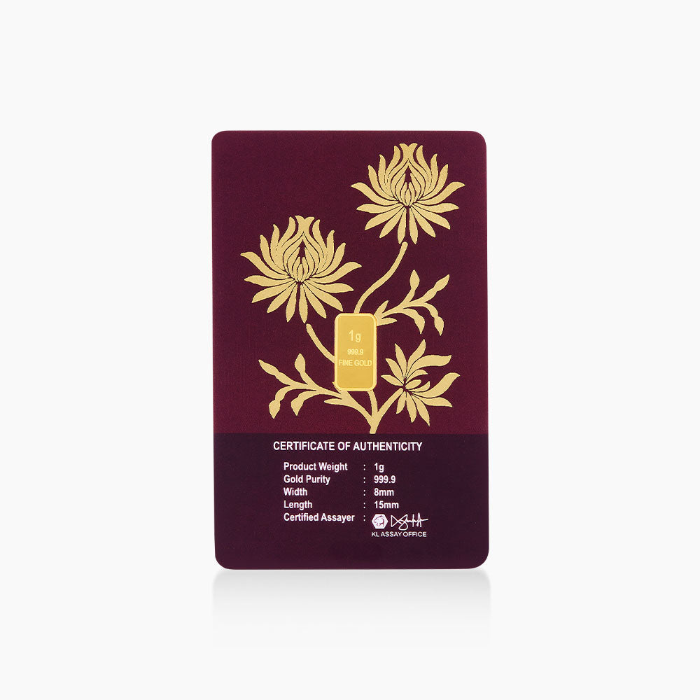 HABIB 1g 999.9 Gold Bar (Tekat)