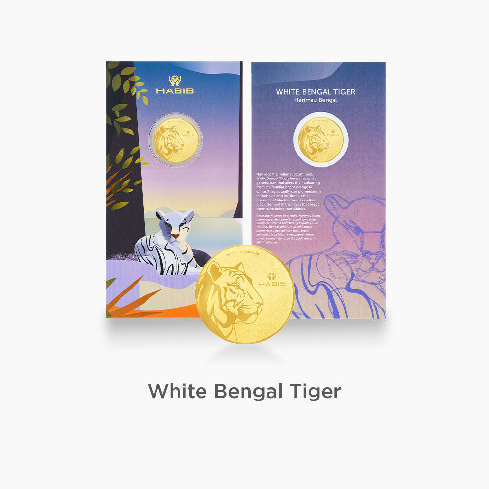HABIB x Zoo Negara Collection 2023 | 999.9 Gold Wafer Coin (0.20-1.20g)