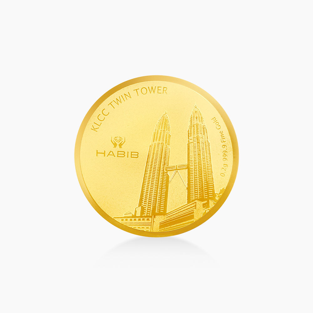HABIB KLCC Twin Tower | 999.9 Gold Wafer Coin (0.20g)