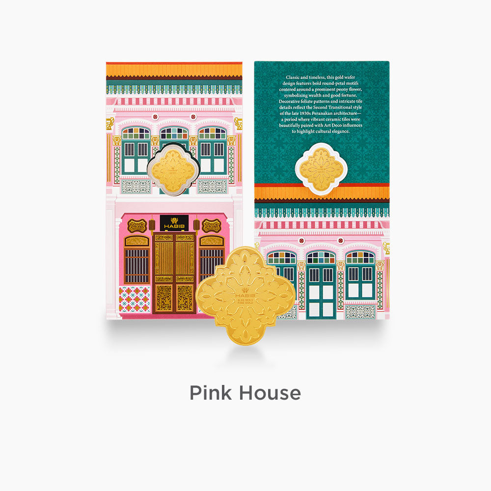HABIB Peranakan Houses Collection Set | 999.9 Gold Wafer (0.20 - 0.40g)