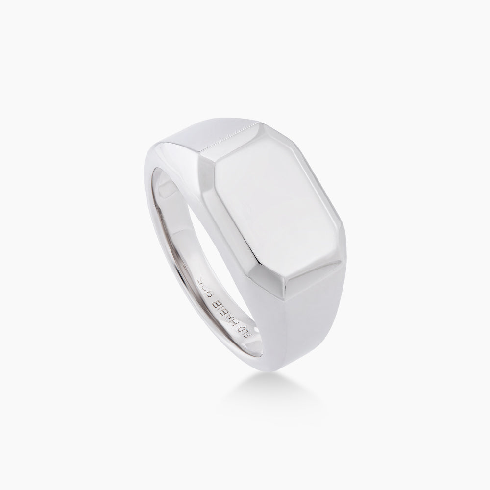 925 Silver Palladium Ring 093440424(PLD)