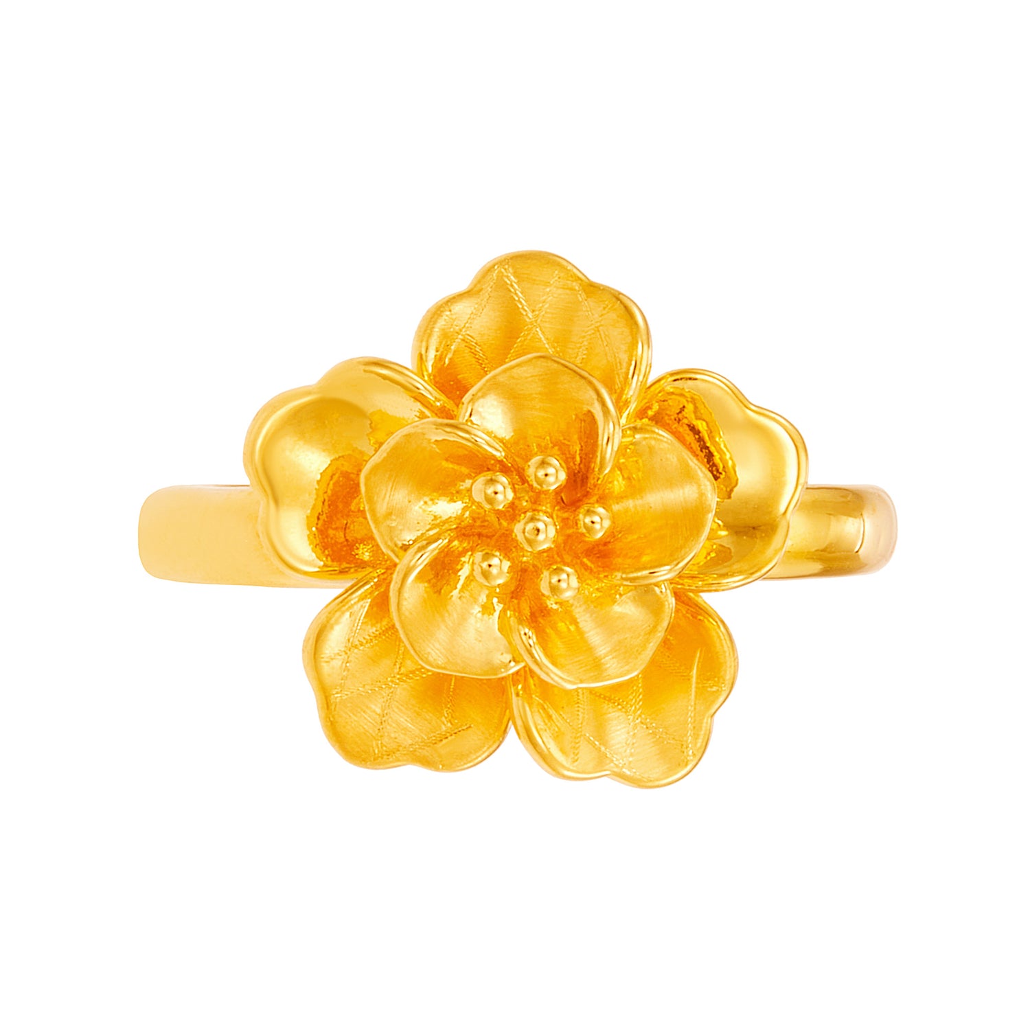 999/24K Yellow Gold Ring 9GR00221024