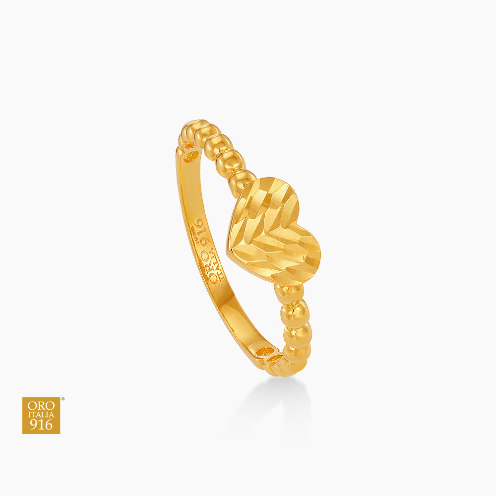 Oro Italia 916 Yellow Gold Ring GR62510526 (22K Gold)