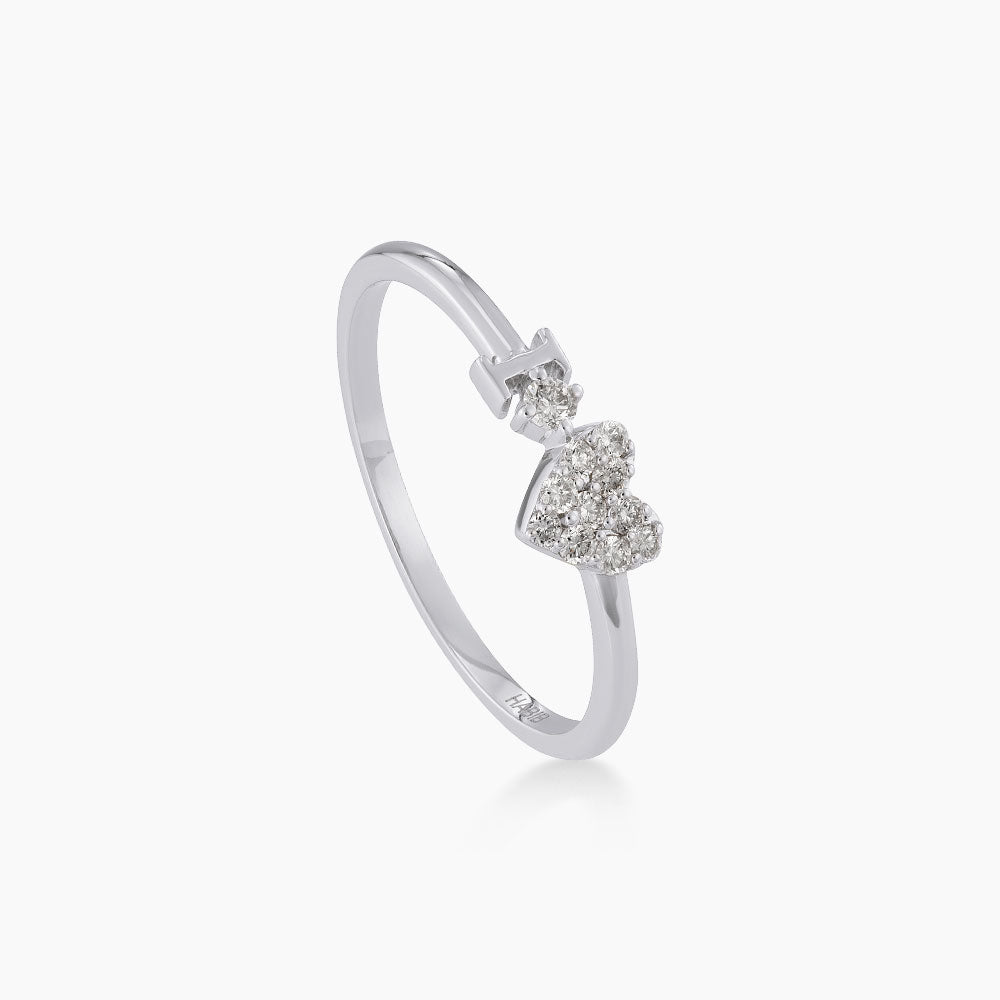 Diamond Ring in 375/9K White Gold 274530126