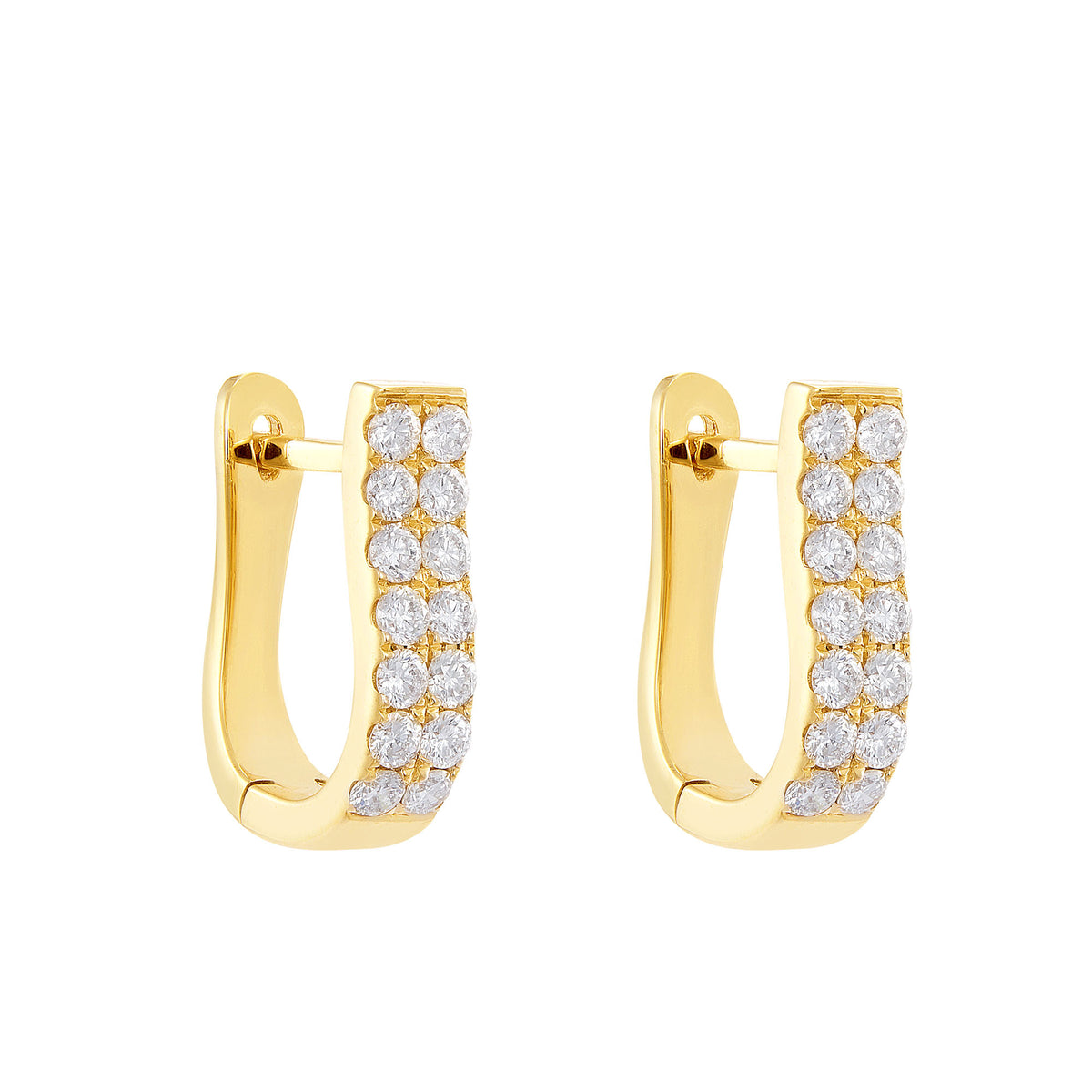 Diamond Earring in 375/9K Yellow Gold 45530