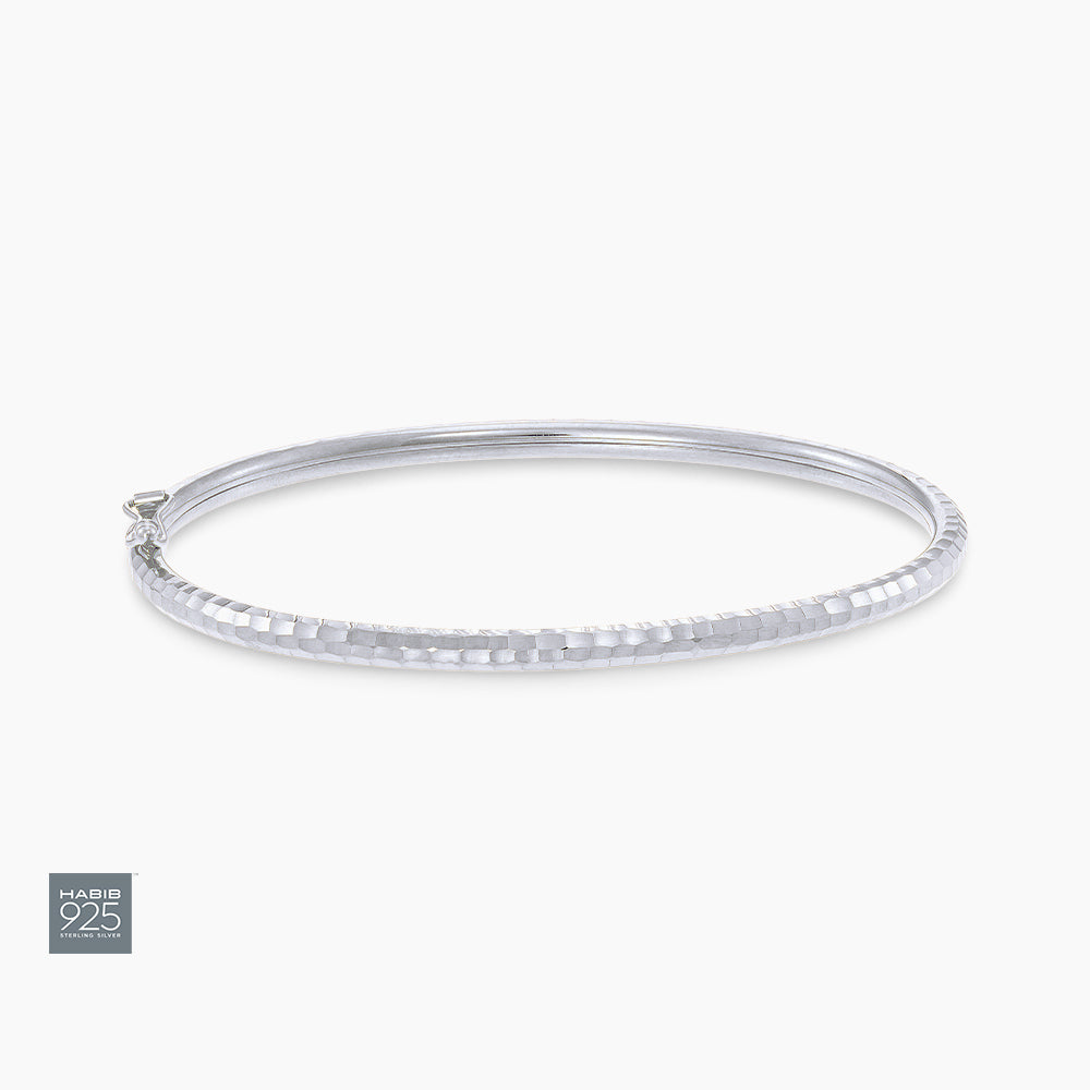 925 Silver Bangle 203 S-TO3 DC WS