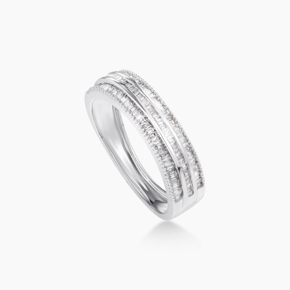 Diamond Ring in 375/9K White Gold 25002(B)
