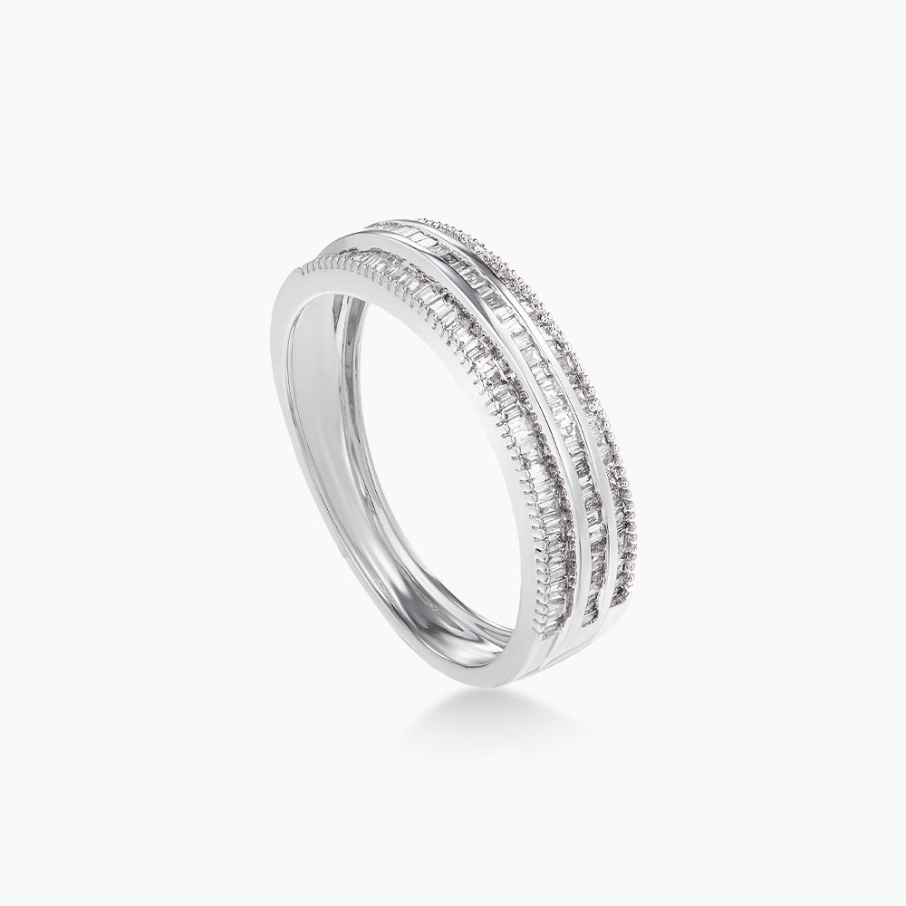 Diamond Ring in 375/9K White Gold 25002(B)