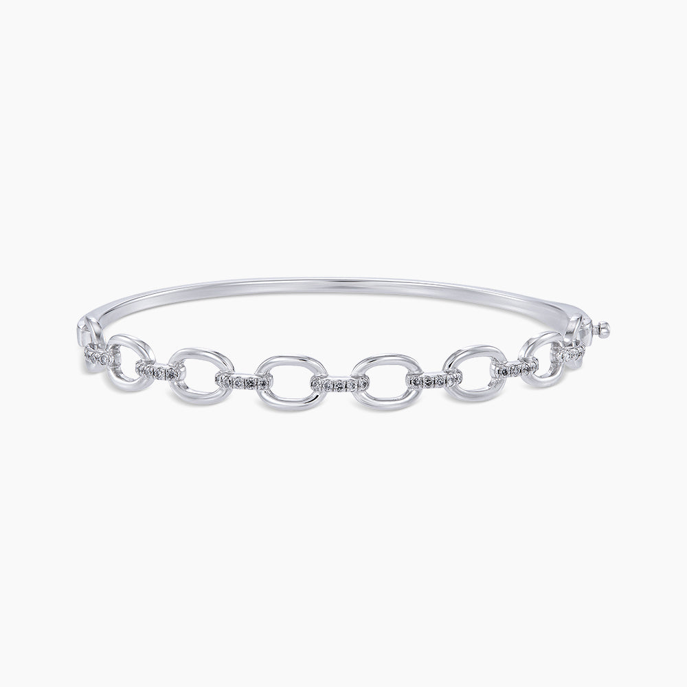 Diamond Bangle in 375/9K Gold 265300623(B)