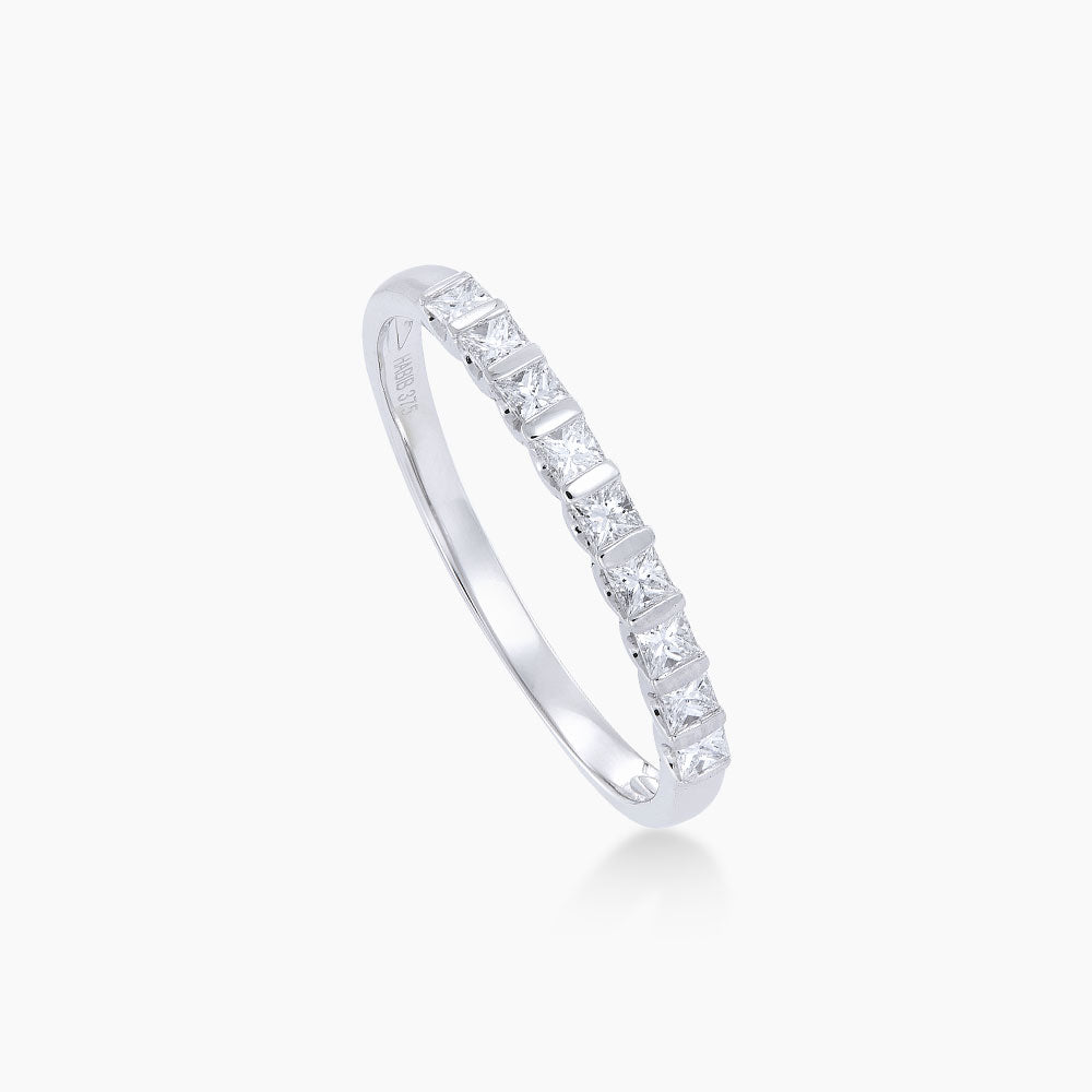 Princess Diamond Ring in 375/9K White Gold 265810123