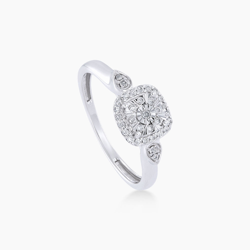 Diamond Ring in 375/9K White Gold 265870223