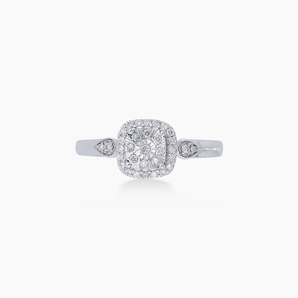 Diamond Ring in 375/9K White Gold 265870223