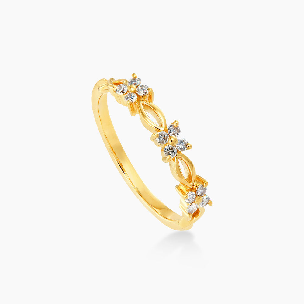 CHIC | Round Diamond Ring in 375/9K Gold 267561223
