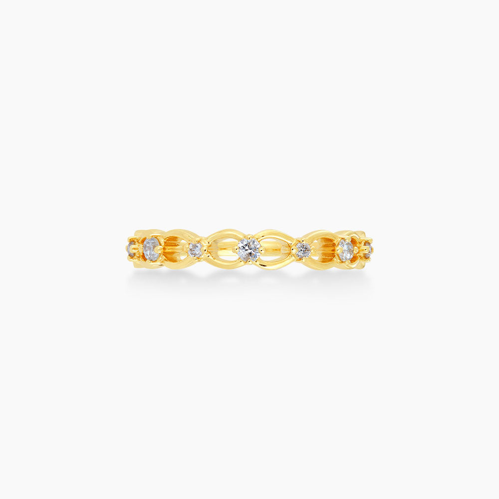 CHIC | Round Diamond Ring in 375/9K Yellow Gold 267571123(YG)