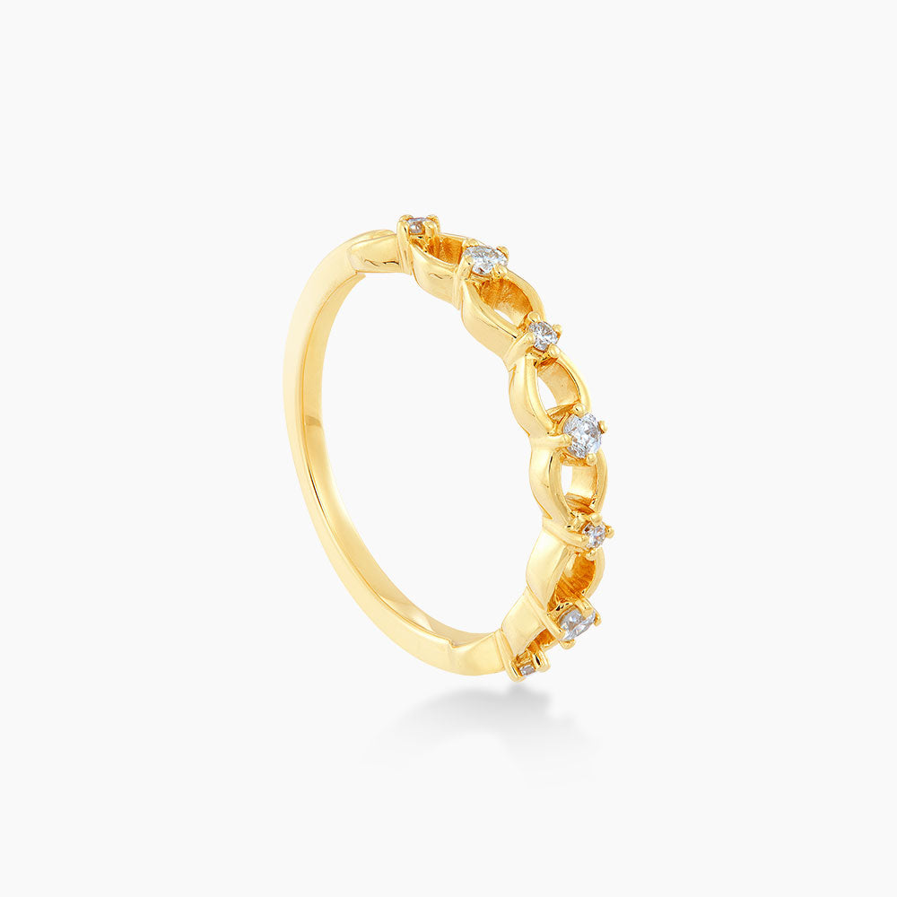 CHIC | Round Diamond Ring in 375/9K Yellow Gold 267571123(YG)