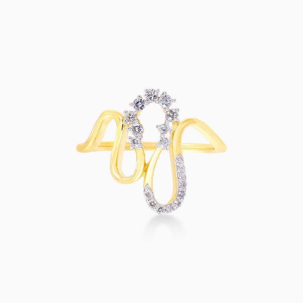 CHIC | Round Diamond Ring in 375/9K Yellow Gold 267601223(YG)