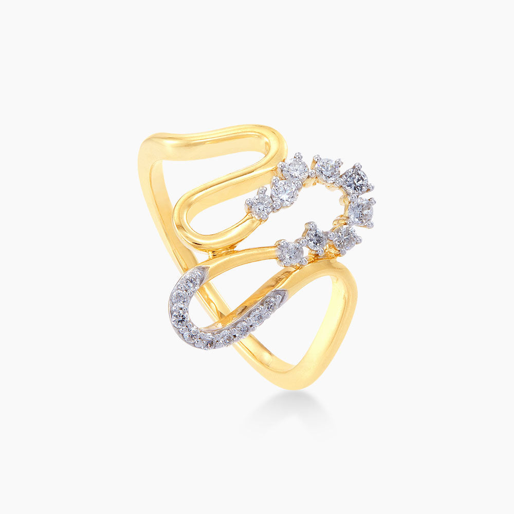 CHIC | Round Diamond Ring in 375/9K Yellow Gold 267601223(YG)