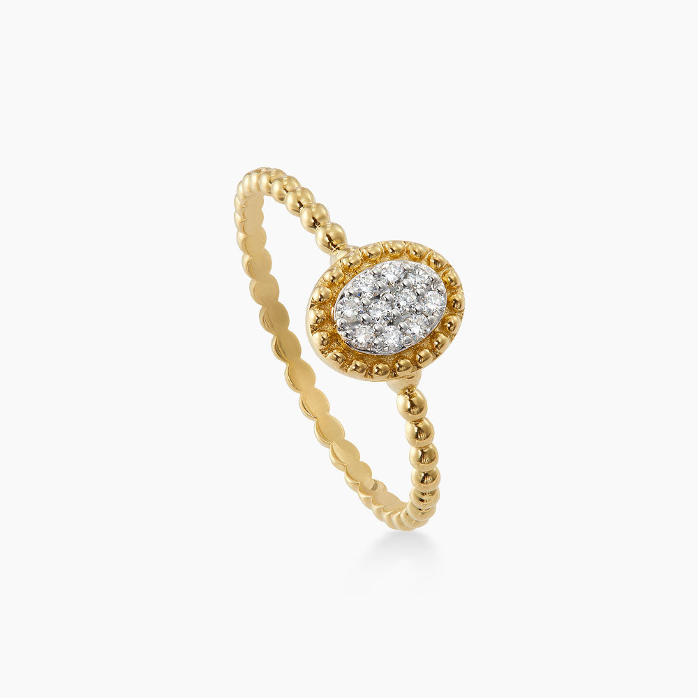 MYRA | Diamond Ring in 375/9K Yellow Gold 268520124