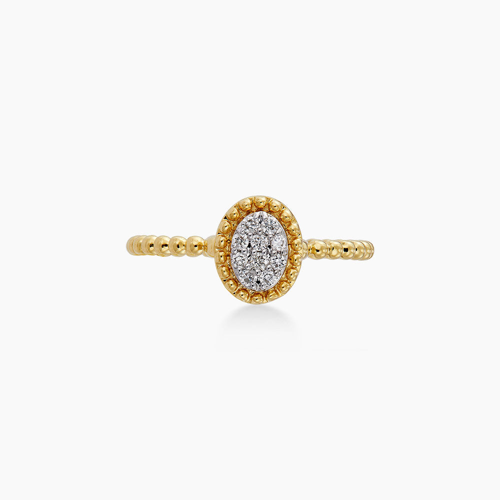 MYRA | Diamond Ring in 375/9K Yellow Gold 268520124