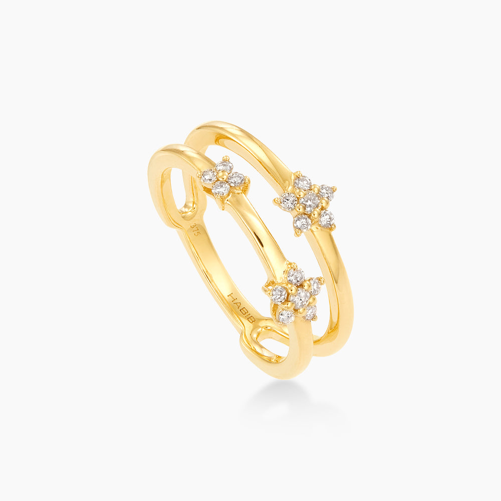 CHIC | Diamond Ring in 375/9K Yellow Gold 269310424(YG)