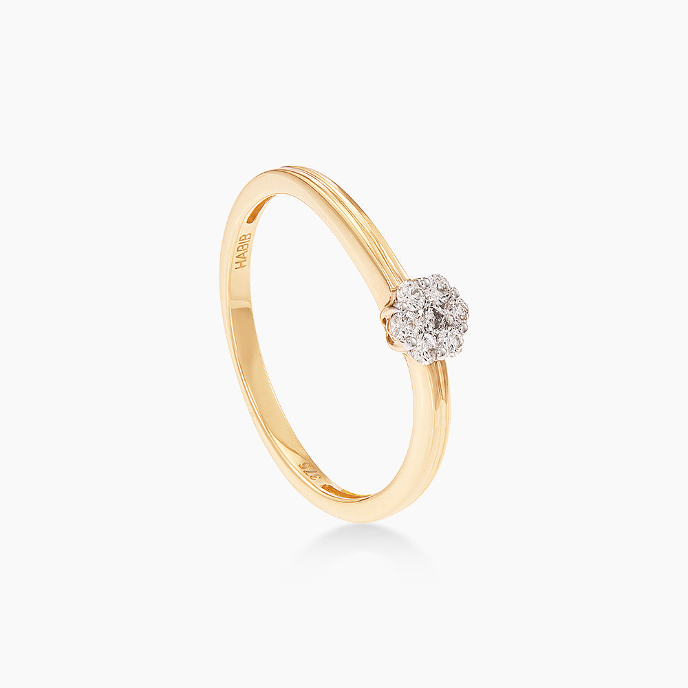 Diamond Ring in 375/9K Yellow Gold 269590524