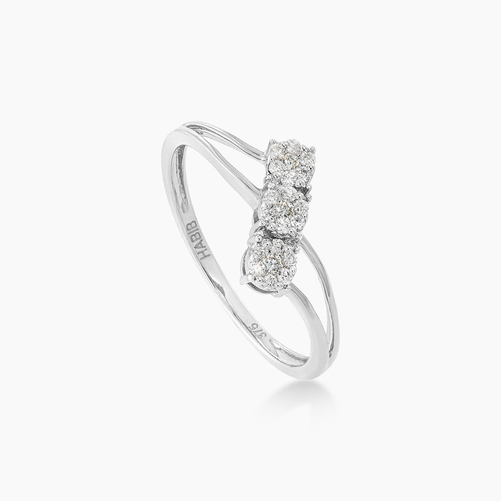 Round Diamond Ring in 375/9K White Gold 269610724(WG)