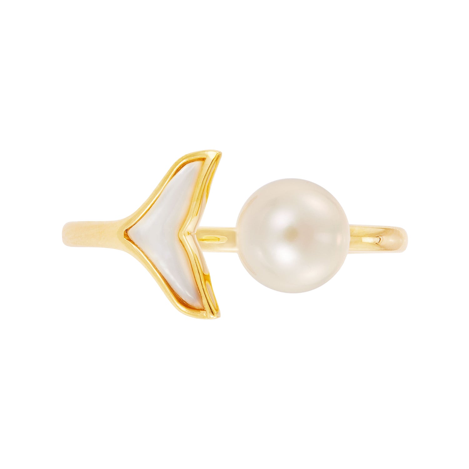 Fresh Water Pearl Ring in 375/9K Yellow Gold 270620924