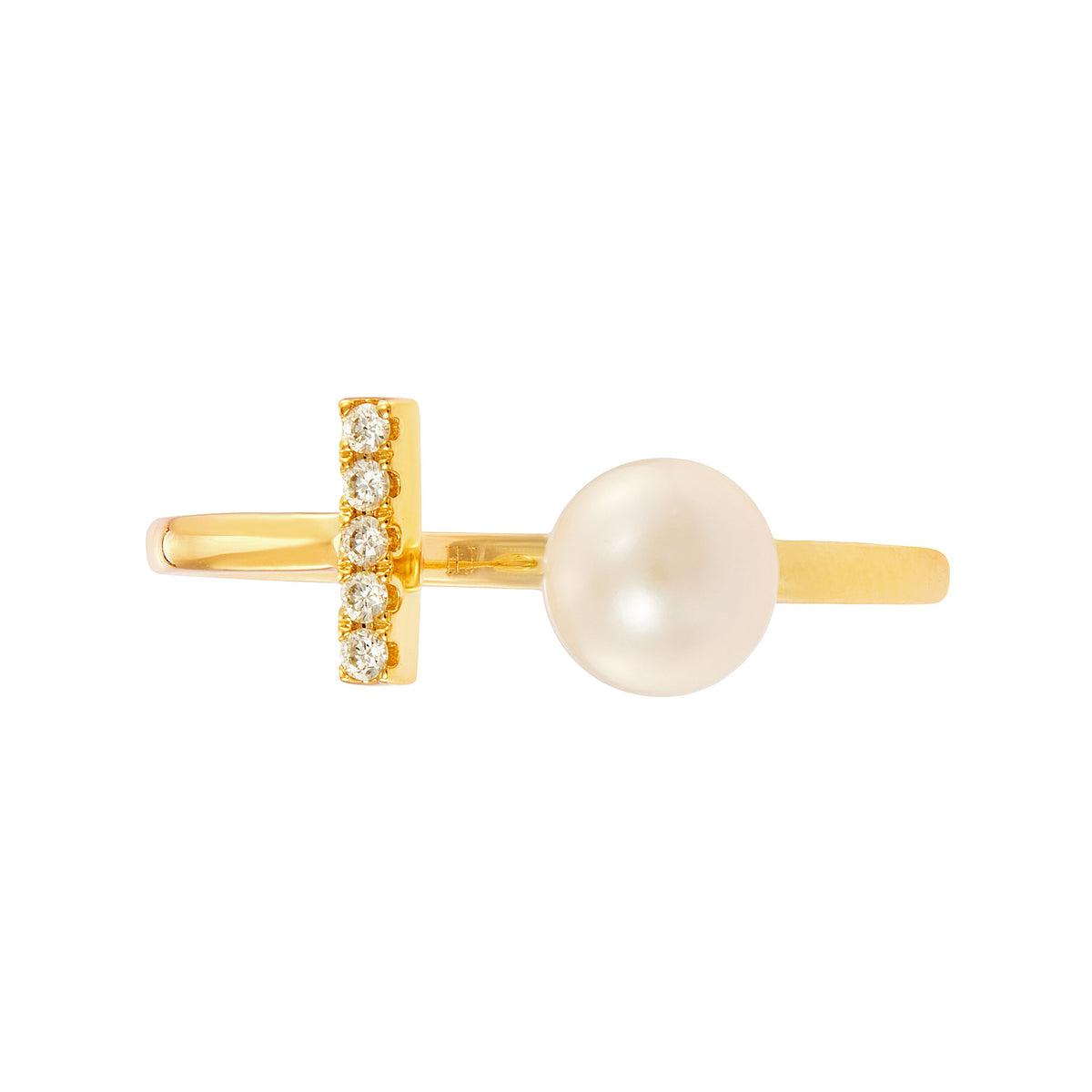 Fresh Water Pearl Ring in 375/9K Yellow Gold 270630924