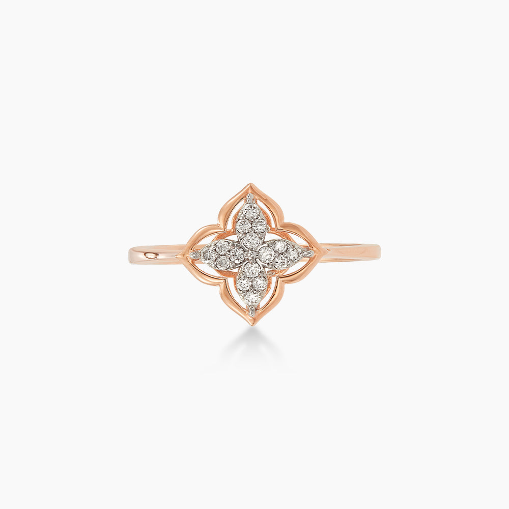 AL-ZAHRA | Diamond Ring in 750/18K Rose and White Gold 270751024(R)
