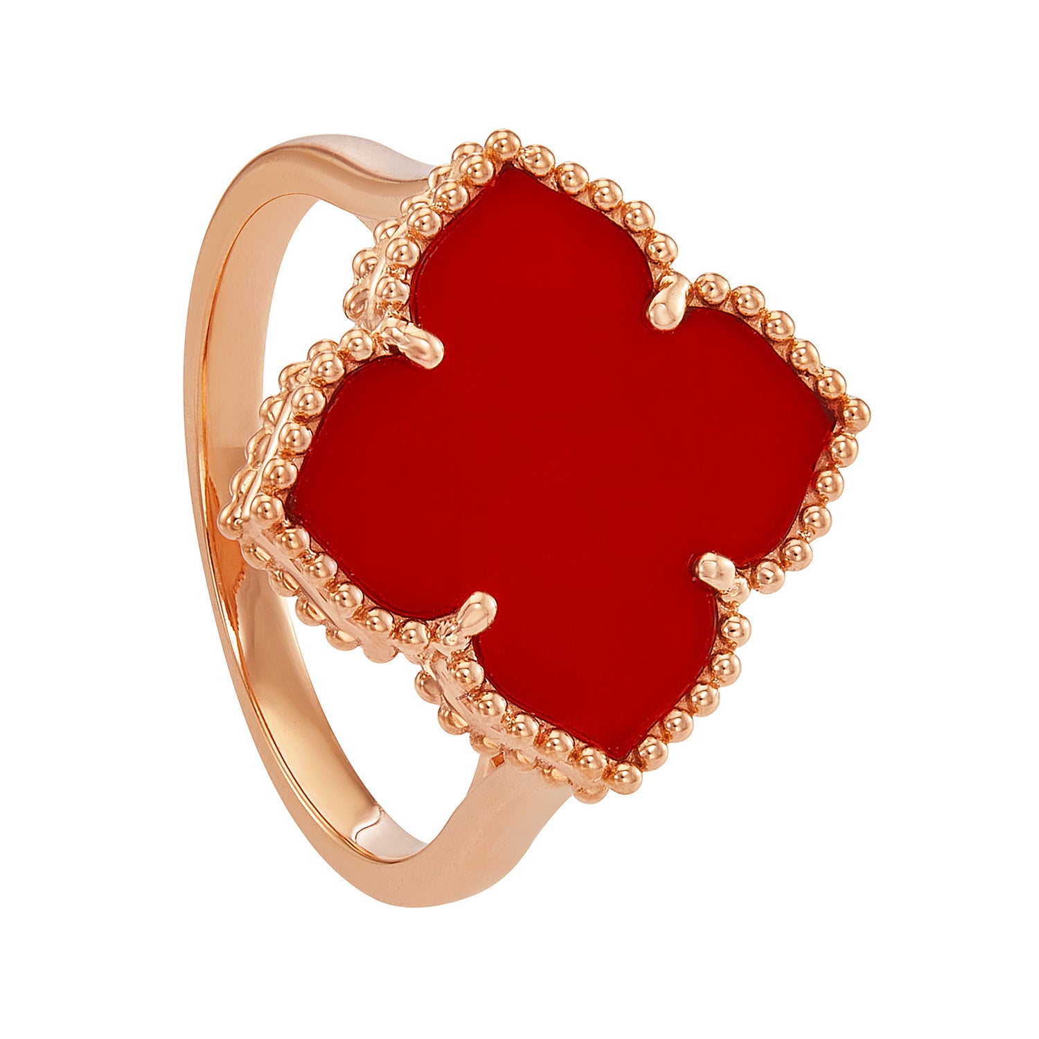 AL-ZAHRA | Carnelian Ring in 750/18K Rose Gold 270901124(RG)-CARN