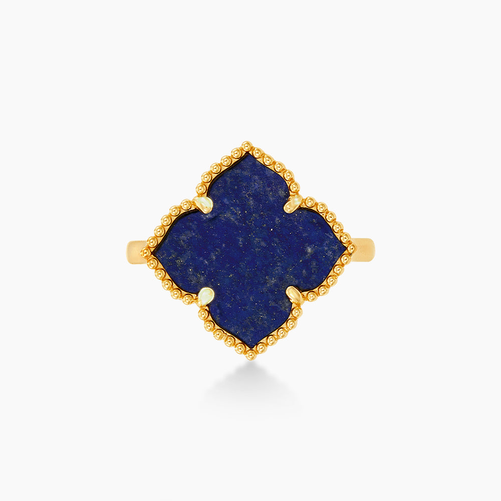 AL-ZAHRA | Lapis Lazuli Gemstone Ring in 750/18K Yellow Gold 270901124(YG)-LZ