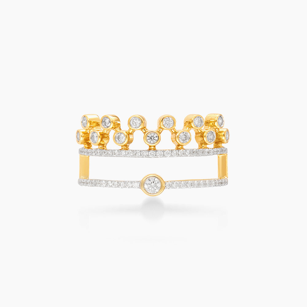 Diamond Ring in 375/9K Yellow Gold 271021124