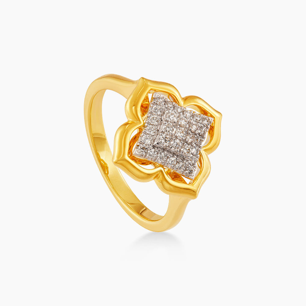 AL-ZAHRA | Diamond Ring in 750/18K Yellow Gold 271061124(R)