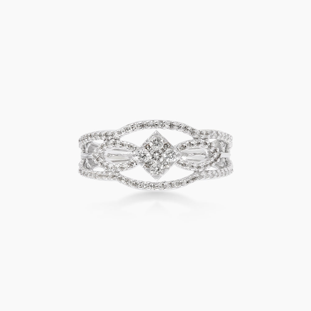 Diamond Ring in 375/9K White Gold 271101224