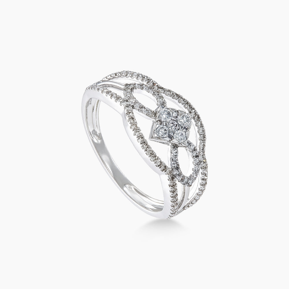 Diamond Ring in 375/9K White Gold 271101224