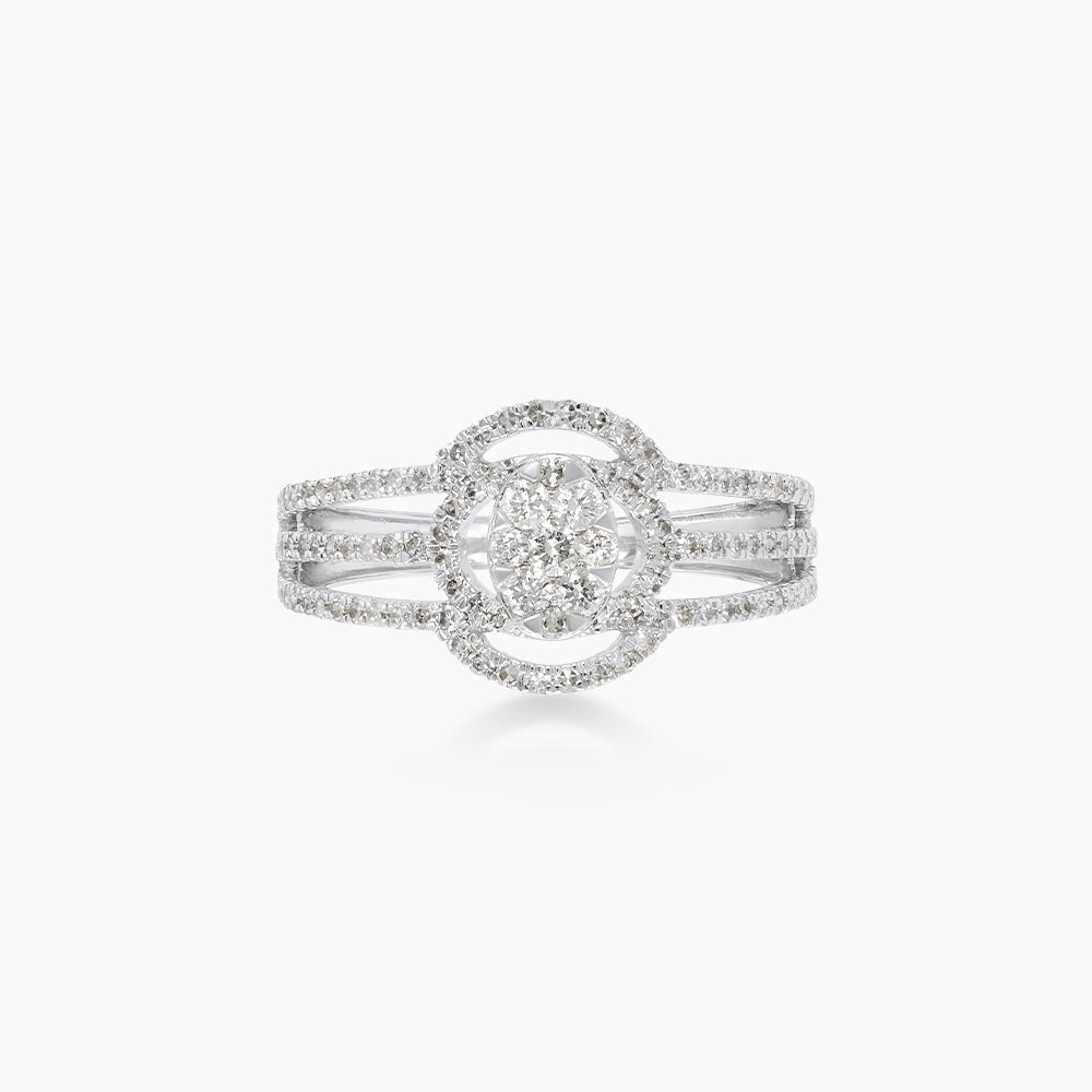 Diamond Ring in 375/9K White Gold 271111224