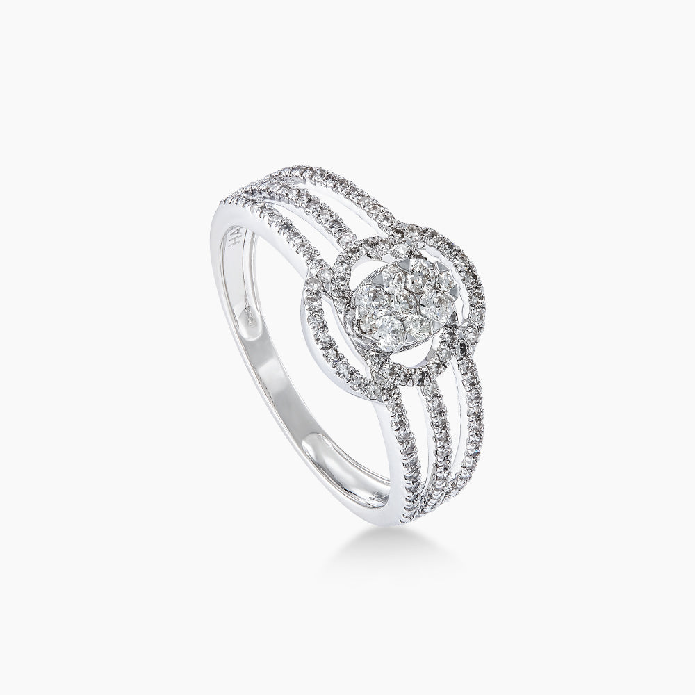 Diamond Ring in 375/9K White Gold 271111224