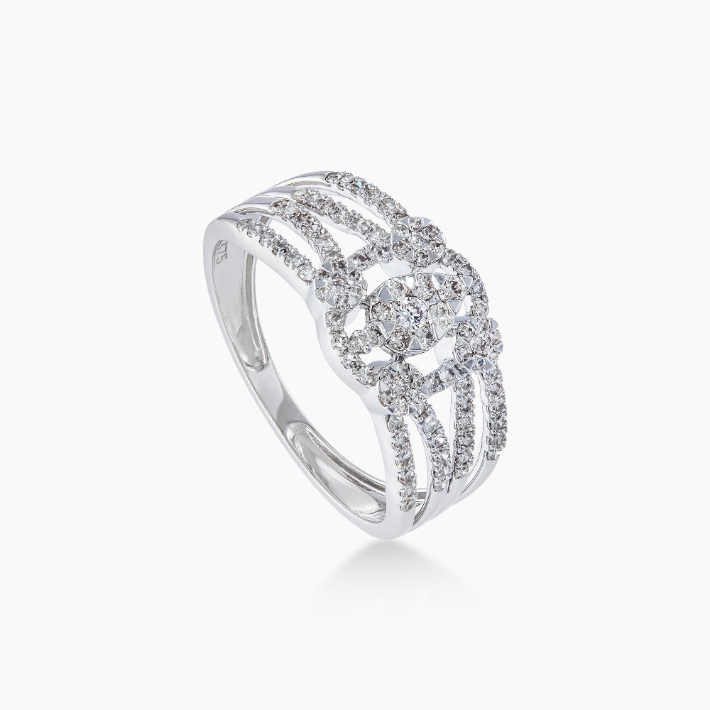 Diamond Ring in 375/9K White Gold 271171224
