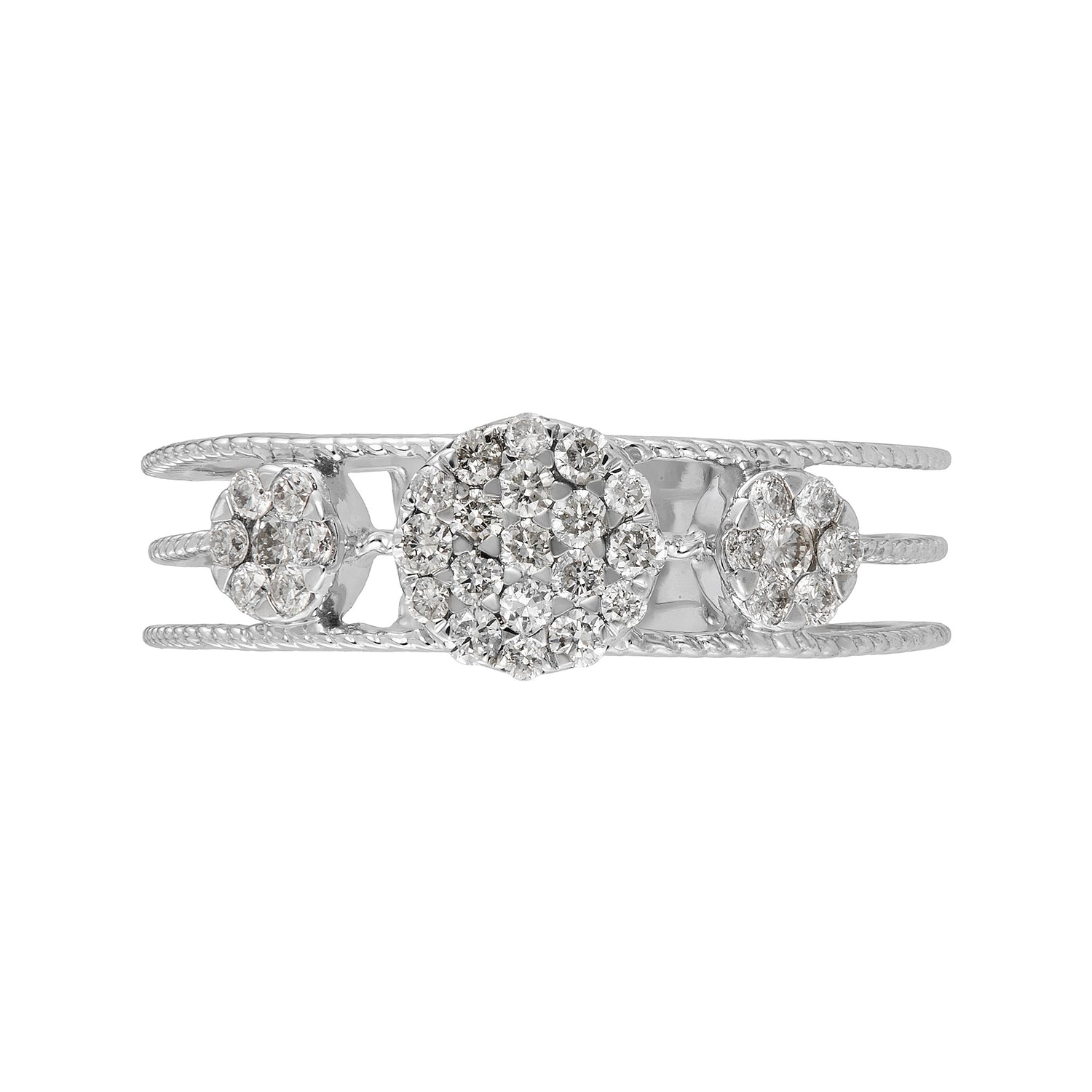 Diamond Ring in 375/9K White Gold 271311224