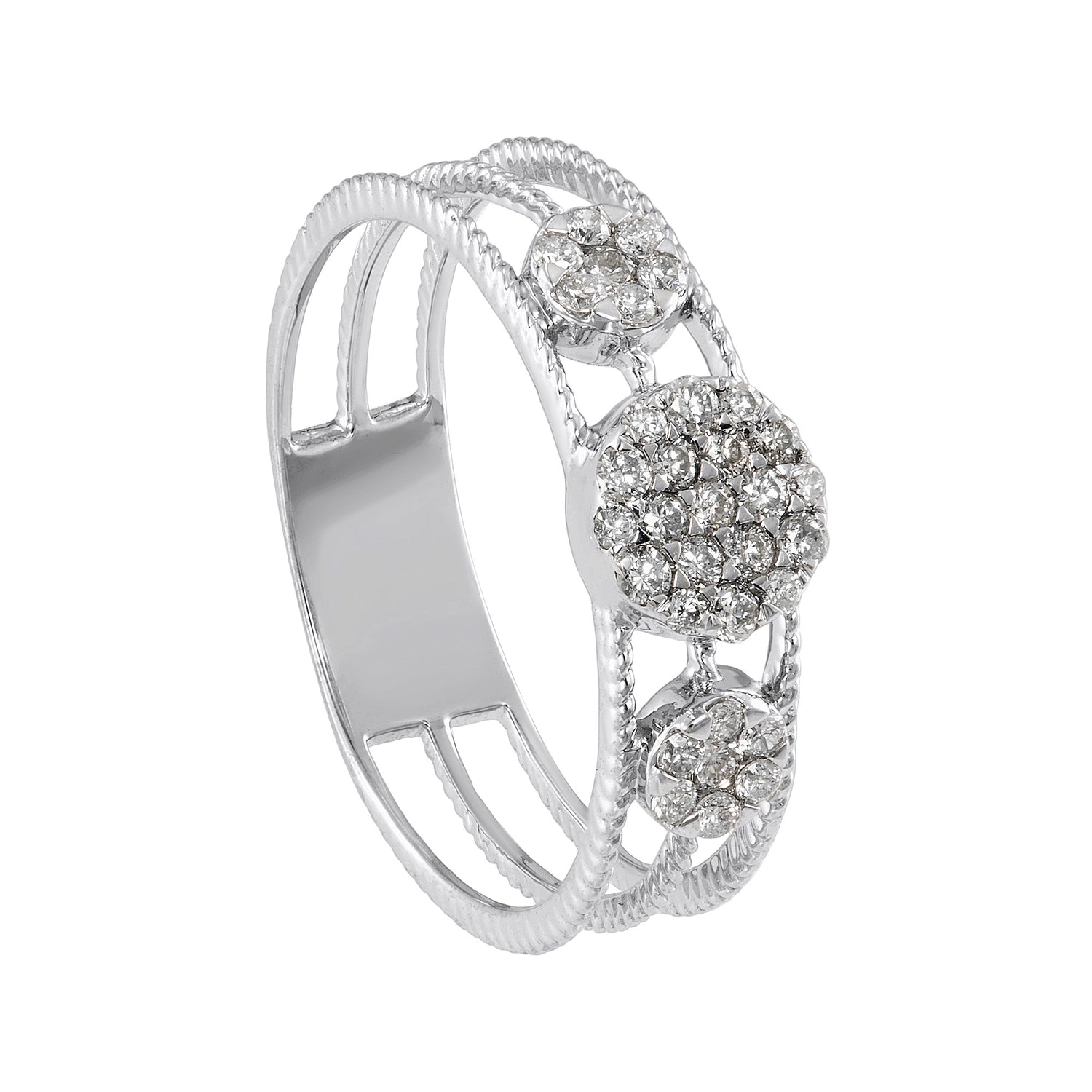Diamond Ring in 375/9K White Gold 271311224