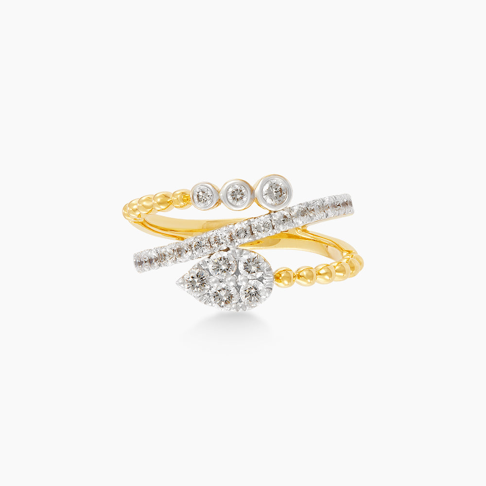CHIC | Diamond Ring in 375/9K Yellow Gold 271850125
