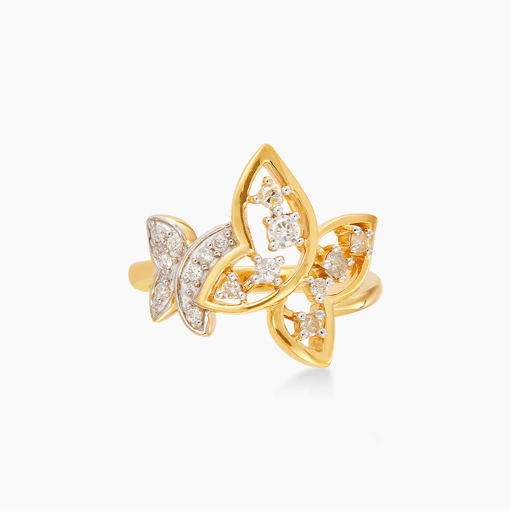 CHIC | Diamond Ring in 375/9K Yellow and White Gold 2271920125