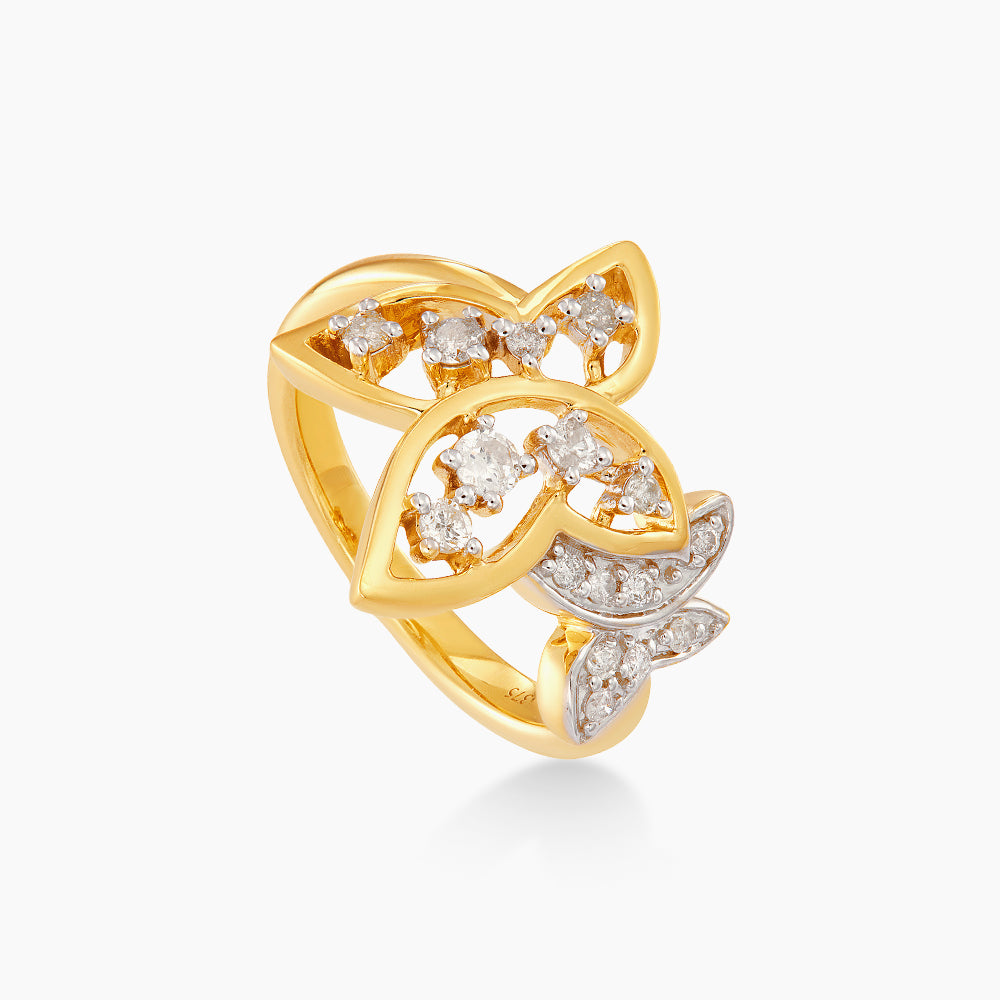 CHIC | Diamond Ring in 375/9K Yellow and White Gold 2271920125